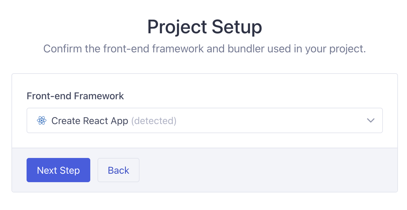 select frontend framework